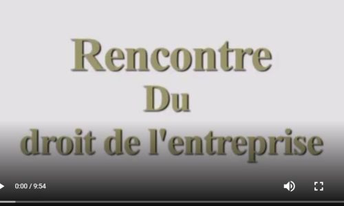 Rencontre du "Droit de l'Entreprise"